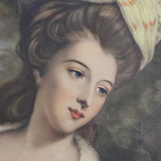 Sir Joshua Reynolds & George Romney, Lady Hamilton & Lady Somerset, 1700s, Lithographs, Set of 2 For Sale - Image 9 of 18