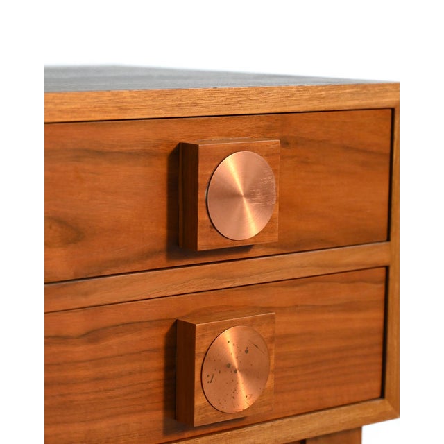 Brown Entrance Furniture by Lars-Göran Nilsson for Glas and Trä Hovmantorp, 1970s For Sale - Image 8 of 11
