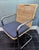 Mid-Century Modern Set of 4 Attributed Chromcraft Cantilever Chairs With Wicker Backrest For Sale - Image 3 of 12