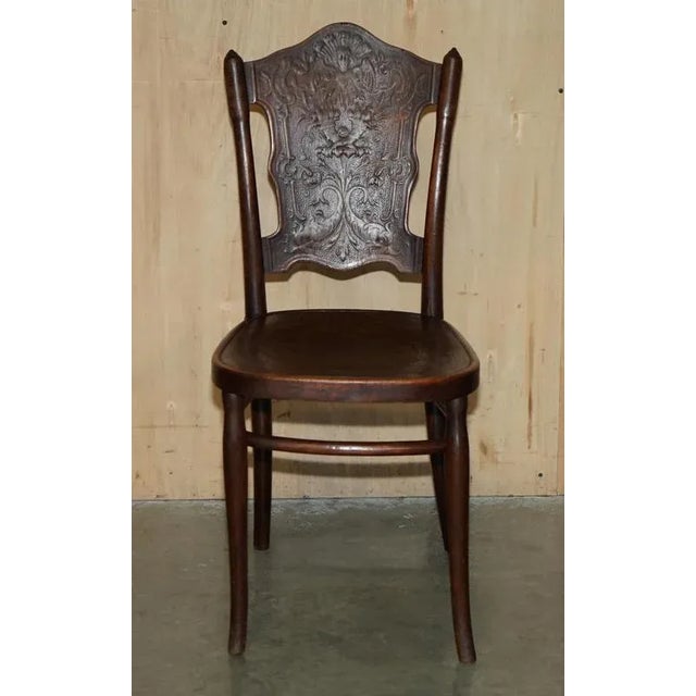 Antique Bentwood Cherub Dining Chairs by Jacob & Joesef Kohn, 1850, Set of 5 For Sale - Image 4 of 18
