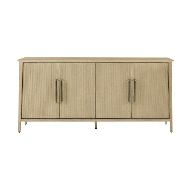 Mid-Century Modern Coastal Mid-Century Modern Oak Sideboard For Sale - Image 3 of 7