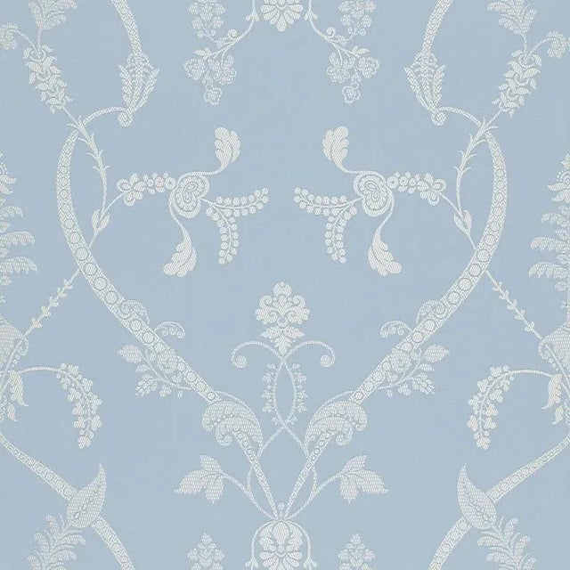Sample - Schumacher X Timothy Corrigan Parc Monceau Fabric in Ciel For Sale