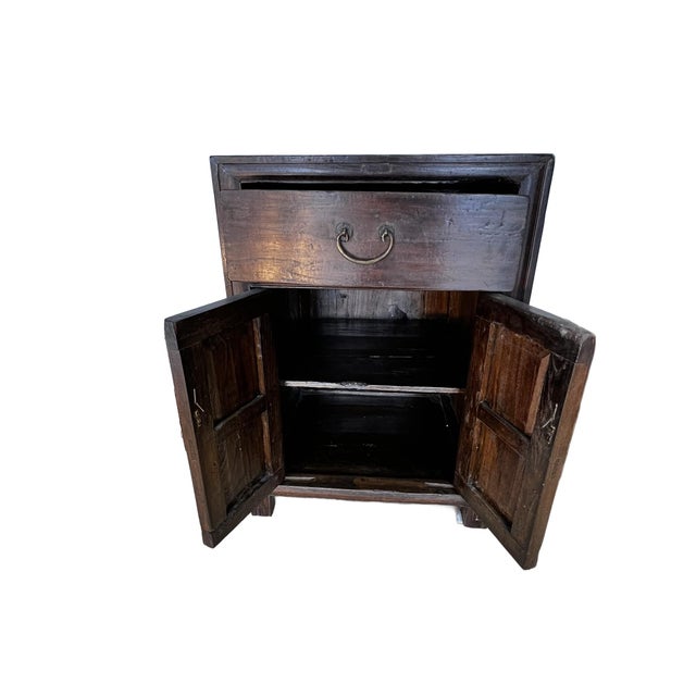 Clean Lines Chinese Antique Cabinet For Sale - Image 4 of 8