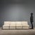 Chair-a-bank' sofa model designed by the renowned designer Mario Bellini for Cassina, dating back to the 1980s. This four-...