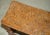 Important 1930s Antique Burr Oak Robert Mouseman Thompson Curved Stool Bench For Sale - Image 16 of 18