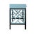 Not Yet Made - Made To Order Chippendale Writing Desk - Pool Blue For Sale - Image 5 of 9