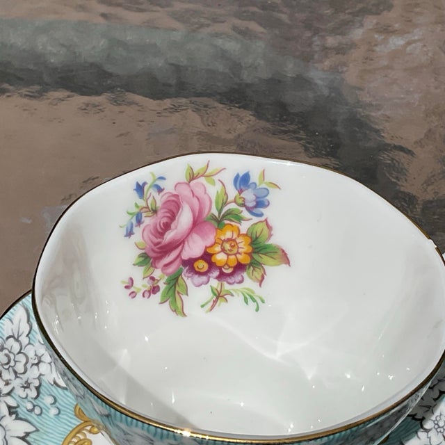 1940s Royal Albert Enchantment Teacup and Saucer For Sale In Reno/Lake Tahoe - Image 6 of 6