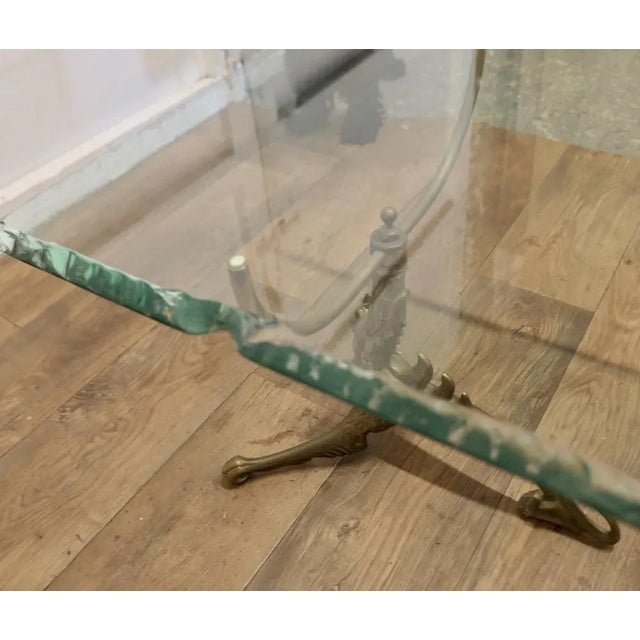 Mid-Century Brass and Glass Coffee Table, 1960s For Sale - Image 12 of 13