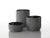 Set of 3 tu. Bi vases by imperfettolab dimensions: ø14.5 x h 19.5 cm ø14.5 x h 12 cm ø14.5 x h7 cm materials: fiberglass...