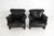 A pair of fabulously comfortable and stylish Rolf Benz leather lounge chairs are ready to be strategically placed in just...