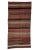 Textile Striped Wool Vintage Kilim Rug- 5′4″ × 10′4″ For Sale - Image 7 of 7