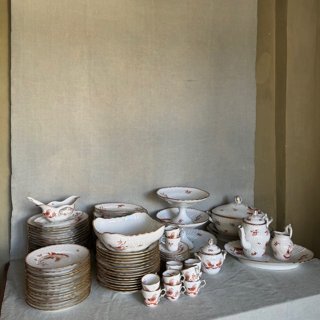 Vintage Galli Rossi Roosters Porcelain Dinner Service by Richard Ginori, 1960s, Set of 86 For Sale - Image 16 of 16