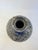 Blue Blue Modern Textured Pottery Vase For Sale - Image 8 of 10