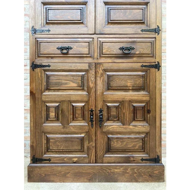 19th-Century Walnut Cupboard For Sale - Image 12 of 15