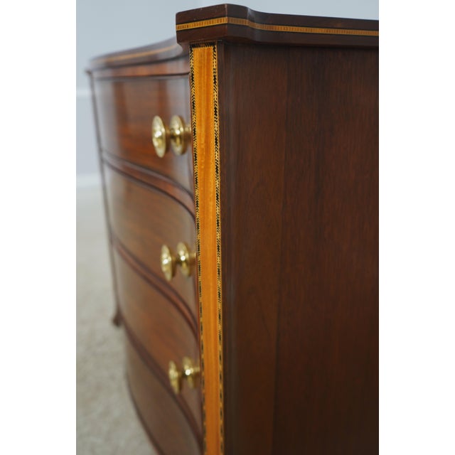 Baker Colonial Williamsburg #8805 Inlaid Mahogany Chest ~ Rare For Sale - Image 15 of 18