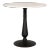 NOIR Cobus Side Table in Black Metal with White Stone For Sale