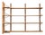 Vintage Wooden Corner Bookshelf, 1960s For Sale