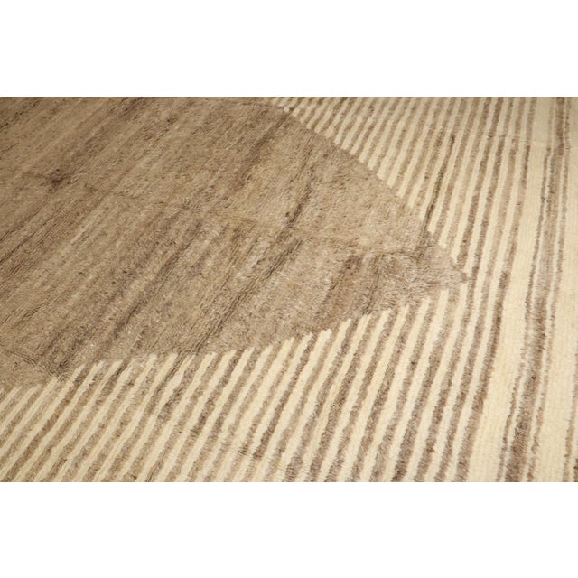 Zabihi Collection Contemporary Tulu Mohair Style Turkish Rug - 10'3" x 14'5" For Sale In New York - Image 6 of 12