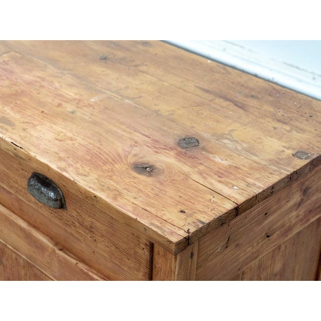Antique Fir Wood Workshop Cabinet, 1930s For Sale - Image 9 of 18