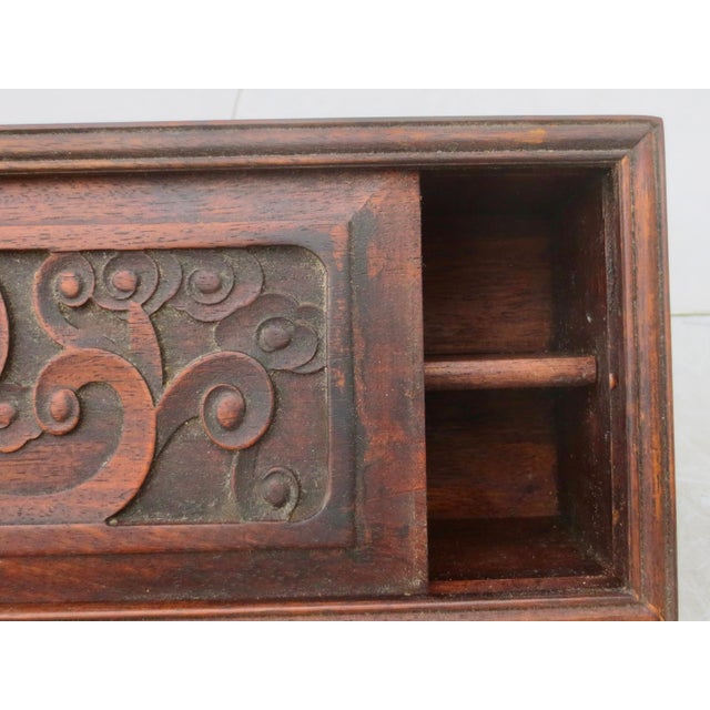 Chinese Hardwood Double Scroll Box For Sale - Image 9 of 14