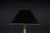 Classicist onyx table lamp with brass Table lamp made of onxy stone. Brass elements in the classicist style. A socket,...