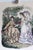Lot of 5 Antique French Fashion Plates L La Mode Illustrée 1870s L Signed Anaïs Toudouze, Hand Colored Bustle Dresses, 9x12" Each For Sale - Image 11 of 17