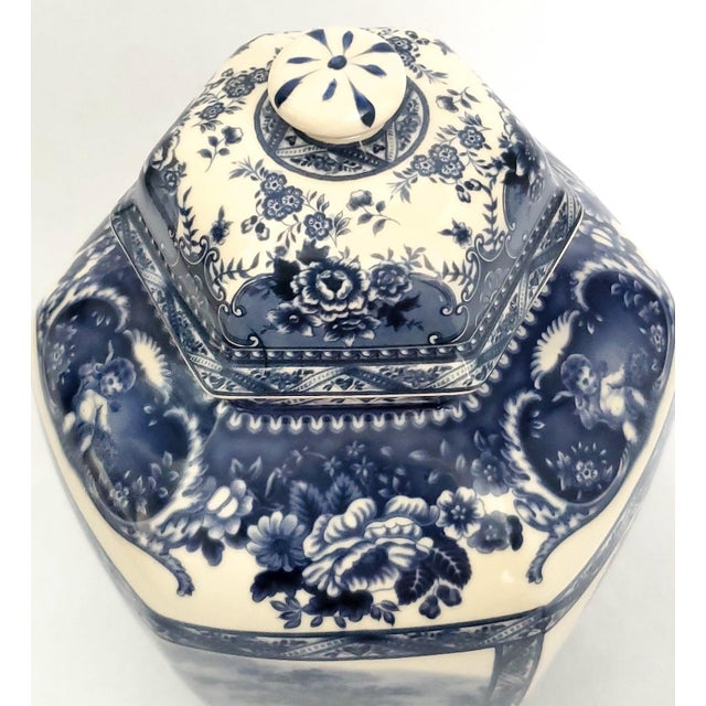 Ginger Temple Jar Staffordshire Style For Sale - Image 9 of 12