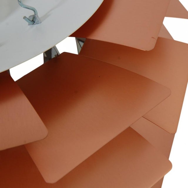 Metal Copper Artichoke Lamp by Poul Henningsen For Sale - Image 7 of 18