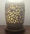 Wood Mid Century Chinoiserie Blanc De Chine Bedside Table Lamp Doubles as a Nightlight For Sale - Image 7 of 9