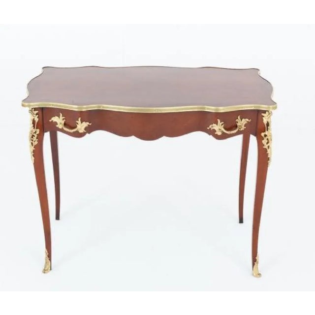 Wood Antique French Side Table or Desk, 1880s For Sale - Image 7 of 8