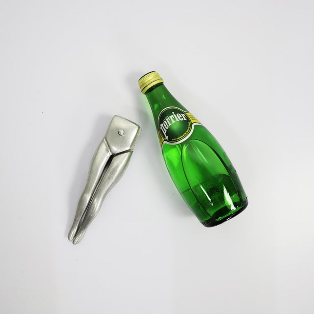 1970s 1970s Aluminium Nutcracker in Female Form For Sale - Image 5 of 5