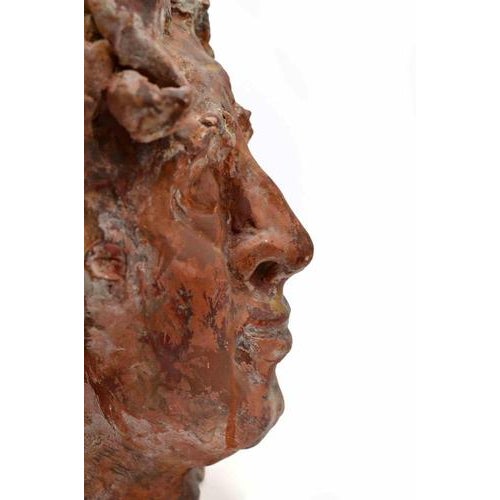 1960s Sirio Pellegrini, Portrait Sculpture, 1960s, Terracotta For Sale - Image 5 of 6