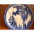 Late 19th Century Antique Chinese Blue & White Porcelain Charger 12" Landscape Plate For Sale - Image 5 of 6