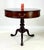 Late 20th Century Century Furniture Traditional Burl Wood and Mahogany Pedestal Drum Table For Sale - Image 15 of 15