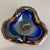 Blue Italian Murano Glass Ashtray, 1970s For Sale - Image 8 of 16
