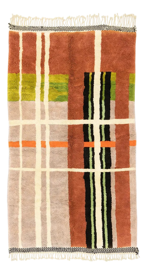 Hand-Knotted Wool Rug by Azele Studio