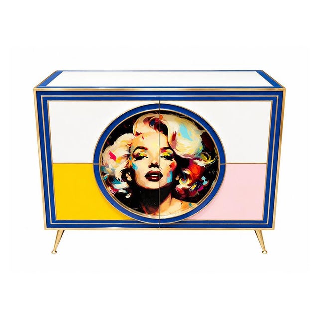 Vintage Marilyn Sideboard, 1980s For Sale - Image 4 of 5