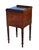Red Antique Sheraton Mahogany Bedside Cabinet or Nightstand With Raised Gallery For Sale - Image 8 of 12