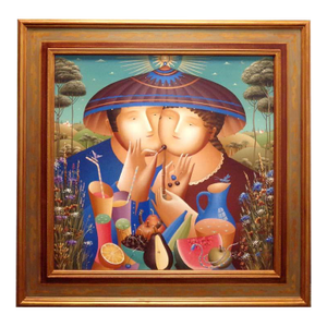 Anton Arkhipov "Summer Romance" Hand Signed Custom Framed Art L@@k Make Offer