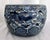 Mid 20th Century Large 20" Vintage Japanese Blue & White Porcelain Phoenix Jardinière - Signed For Sale - Image 5 of 18