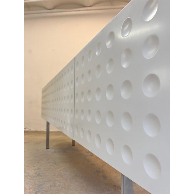 This spectacular Belgian sideboard is an absolute highlight of the Space Age era and a true dream for collectors and...