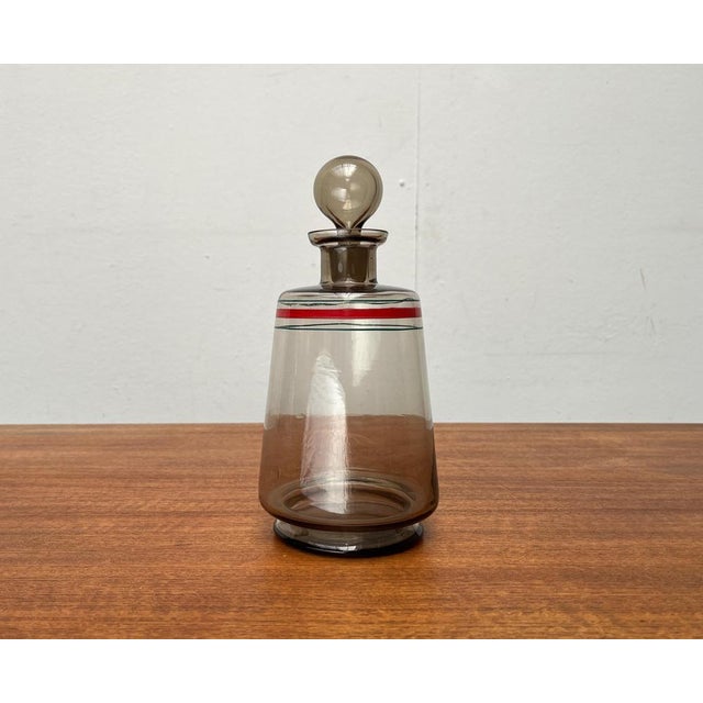 Mid-Century German Glass Carafe, 1960s For Sale - Image 18 of 18