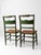 Vintage Tell City Green Stenciled Chairs For Sale - Image 10 of 18