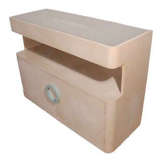 1980's Hollywood Regency Style Light Up Sideboard Server For Sale