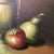 Brown Vintage Original Still Life Oil Painting on Canvas Fruit and Wine Scene by Parkey For Sale - Image 8 of 11