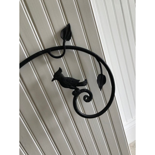 1940s Wrought Iron Wall Plant Holder Chairish