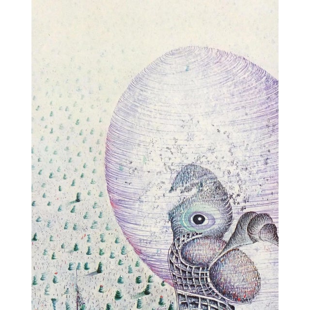 Abstract Abstract - Surrealist Lithograph For Sale - Image 3 of 5