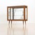 Mid-Century Modern 1950s Atomic Glass Curio Display Cabinet For Sale - Image 3 of 8