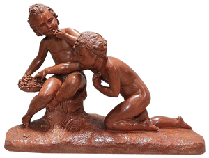 E. Baryer, Untitled, 1890s, Terracotta