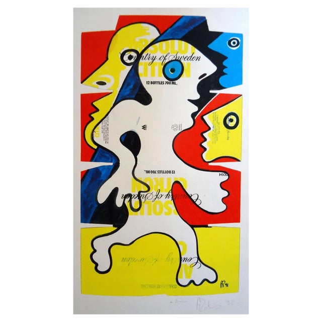 Alain Rothstein, Absolut, 1991, Silkscreen For Sale
